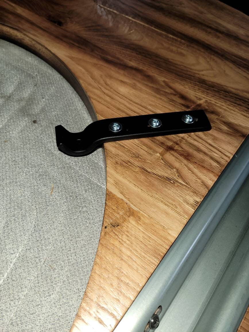 Mounting Brackets (set of 4) for a Whiskey Barrel Table Top, Free Shipping - Made in the U.S.A!!