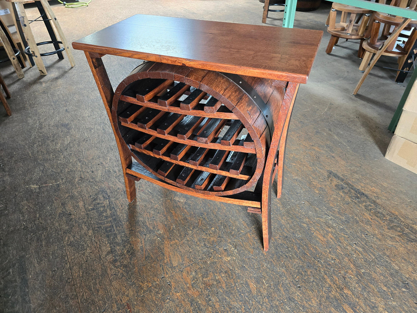 Wine Bottle Display Rack