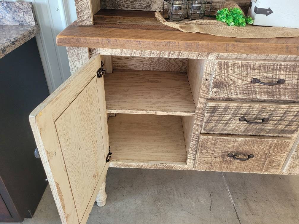 Reclaimed Belmont Barn Wood Hutch
