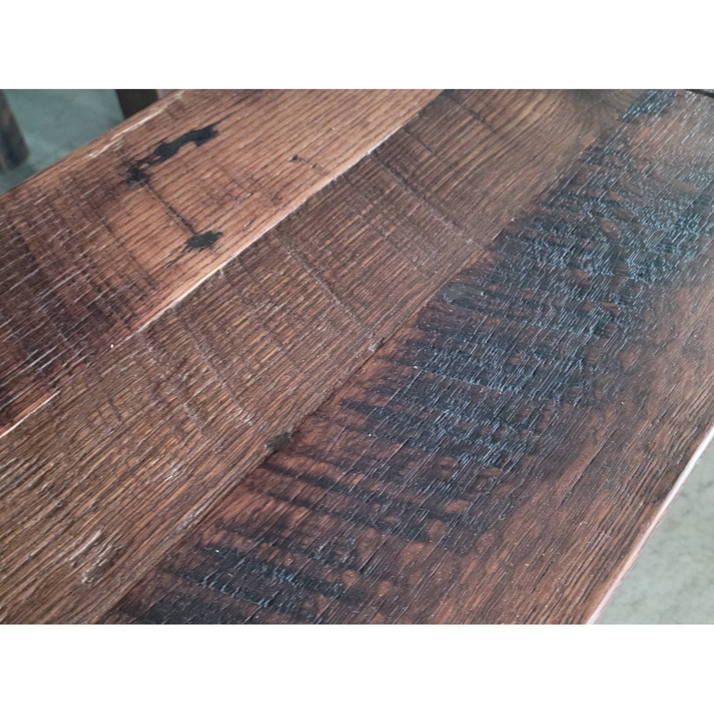 Reclaimed Barn Wood Dining Table Set