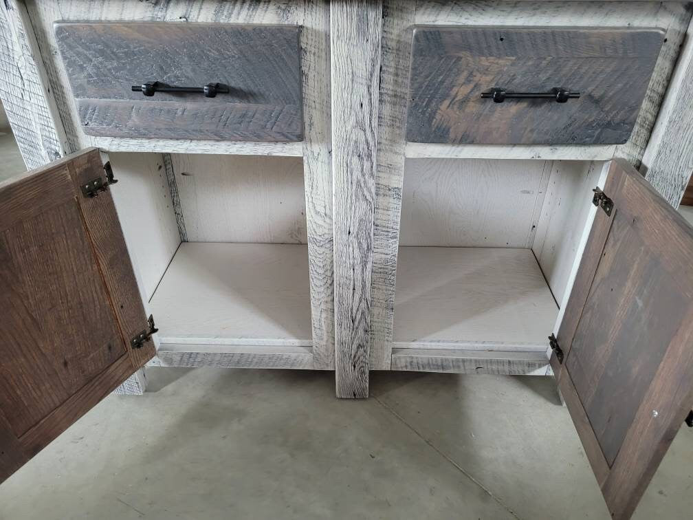 Reclaimed Barn Wood Island