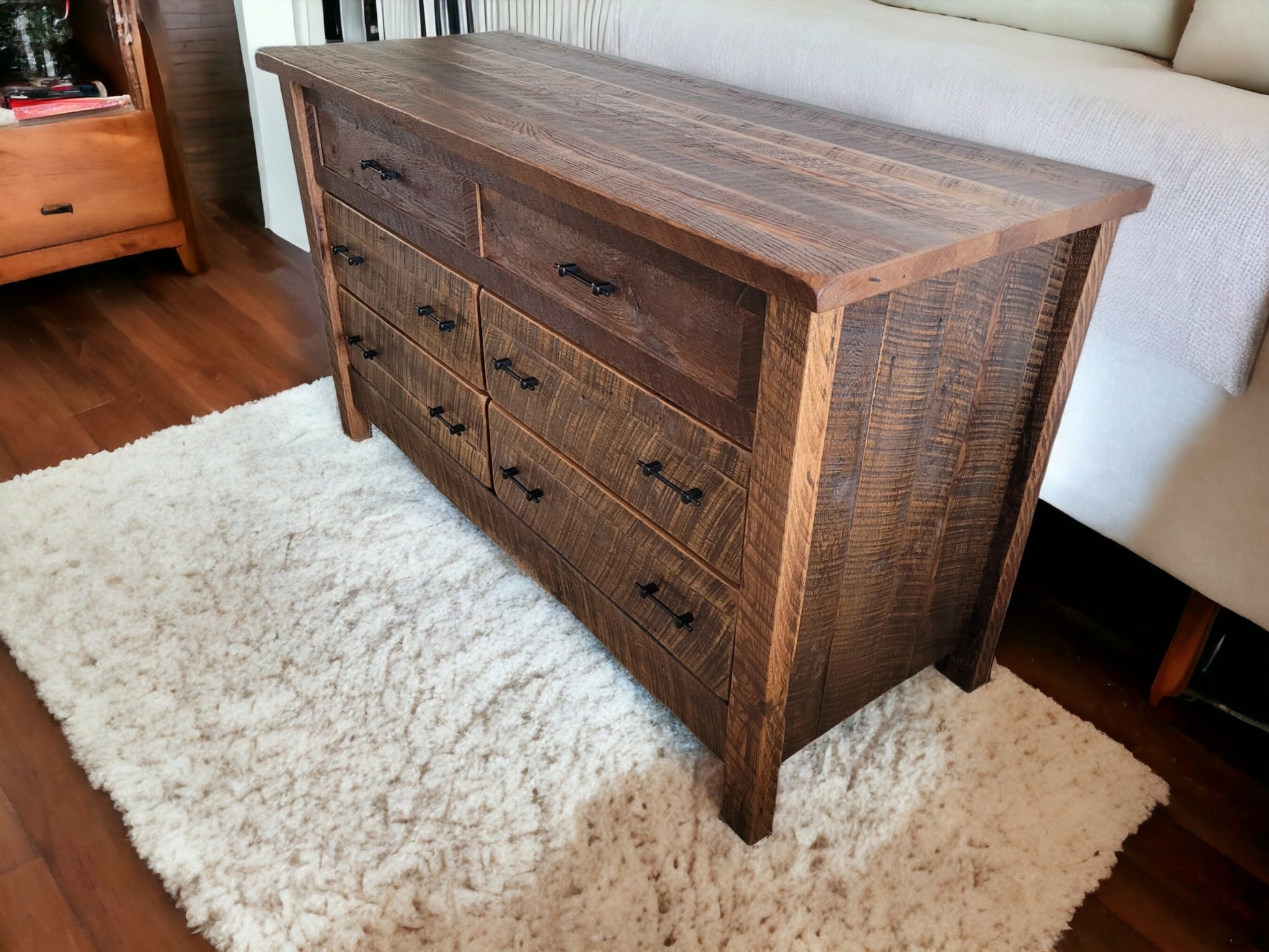 Reclaimed Barn Wood Murphy Bed Hideabed Dresser Bed Cabinet Bed, Mattress Included - Made in the USA - In-Home Delivery Reclaimed Barn Wood Murphy Bed Hideabed Dresser Bed Cabinet Bed, Mattress Included - Made in the USA - In-Home Delivery
