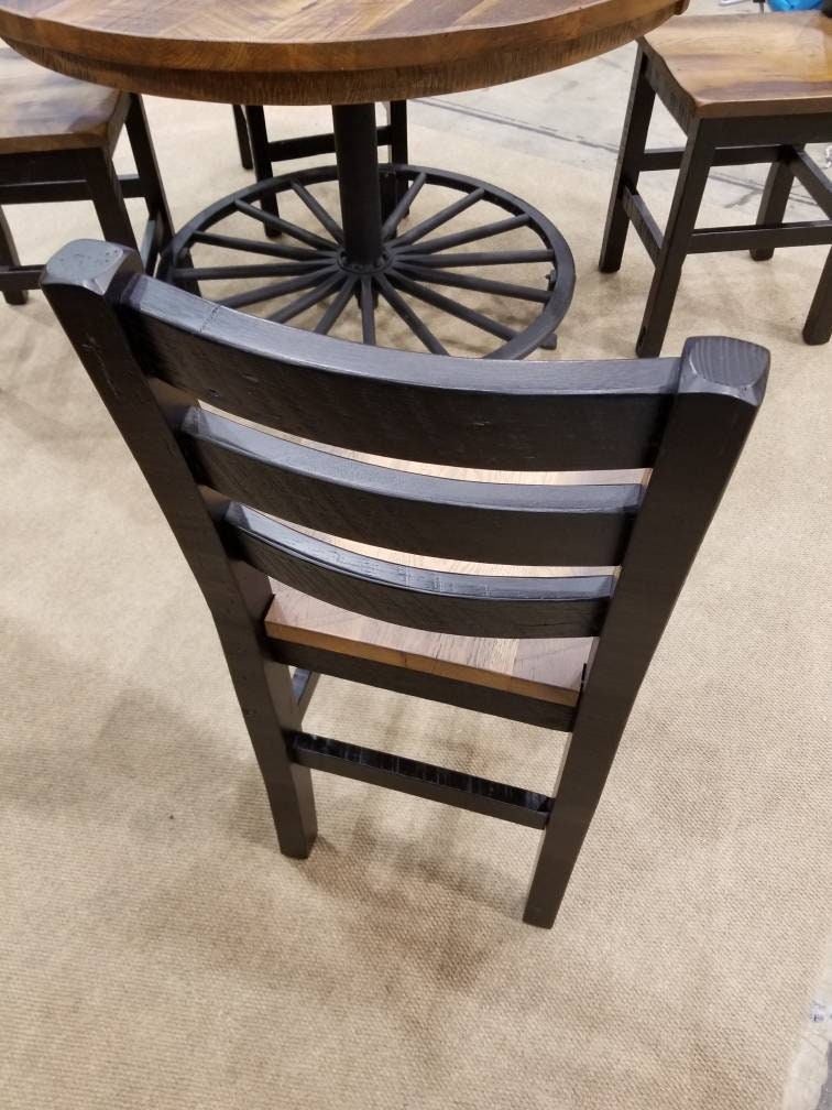 Reclaimed Wood Chair/ Bar Stool, Authentic - Free Shipping!