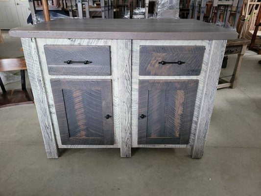 Reclaimed Barn Wood Island