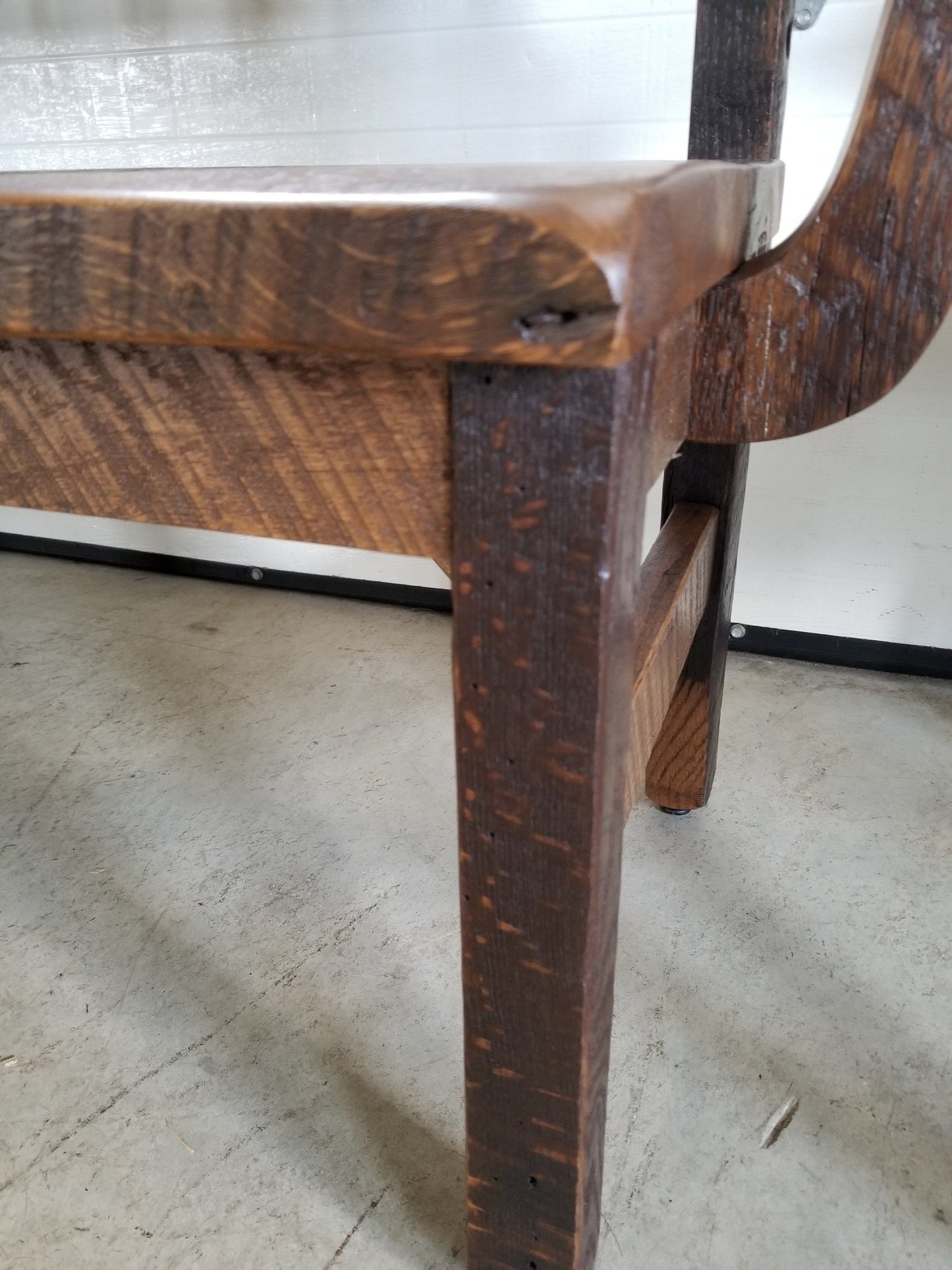 Reclaimed Wood Deacon's Bench, Free Shipping - Made in the USA!