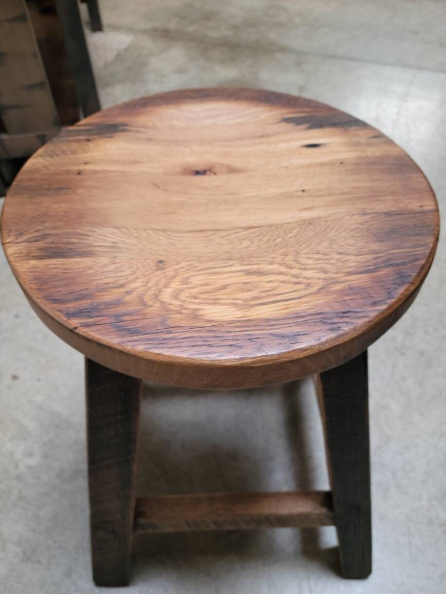 Reclaimed Wood Bar Stools - Made of Reclaimed Barnwood, FREE SHIPPING - Made in the U.S.A!!