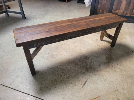 Reclaimed Barnwood Bench, Free Shipping - Made in the USA!