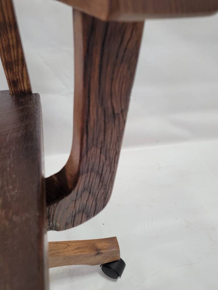 Reclaimed Barnwood Lumber Desk Chair, Very Heavy Duty, Free Shipping!