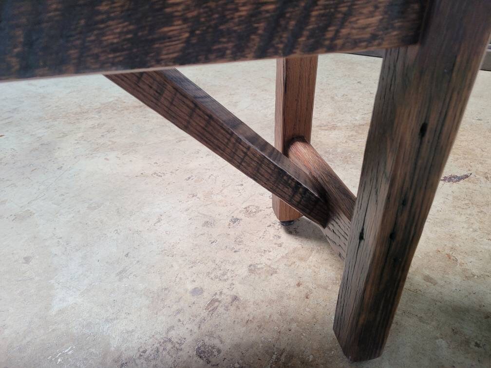 Reclaimed Barnwood Bench, Free Shipping - Made in the USA!
