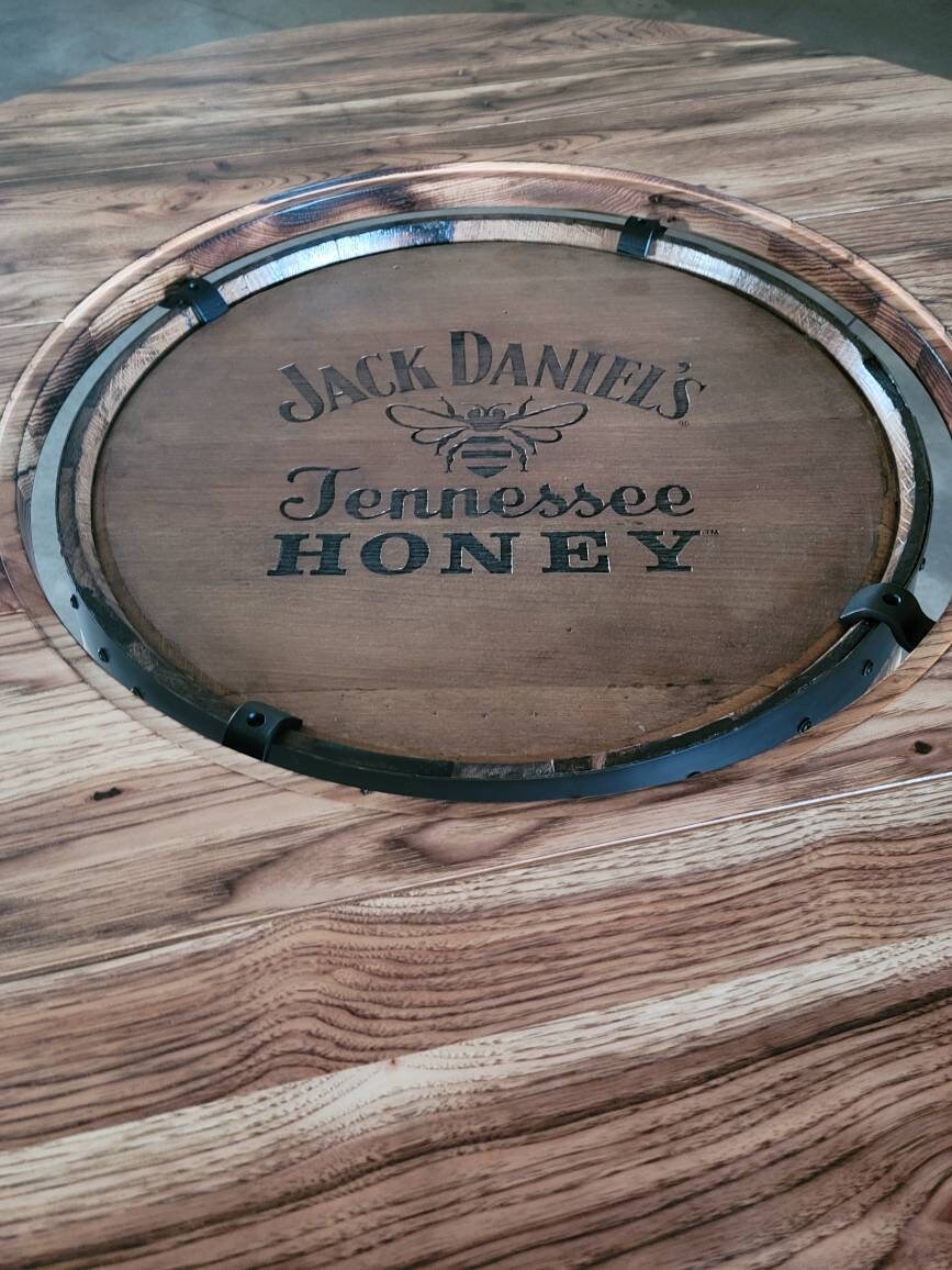 Mounting Brackets (set of 4) for a Whiskey Barrel Table Top, Free Shipping - Made in the U.S.A!!