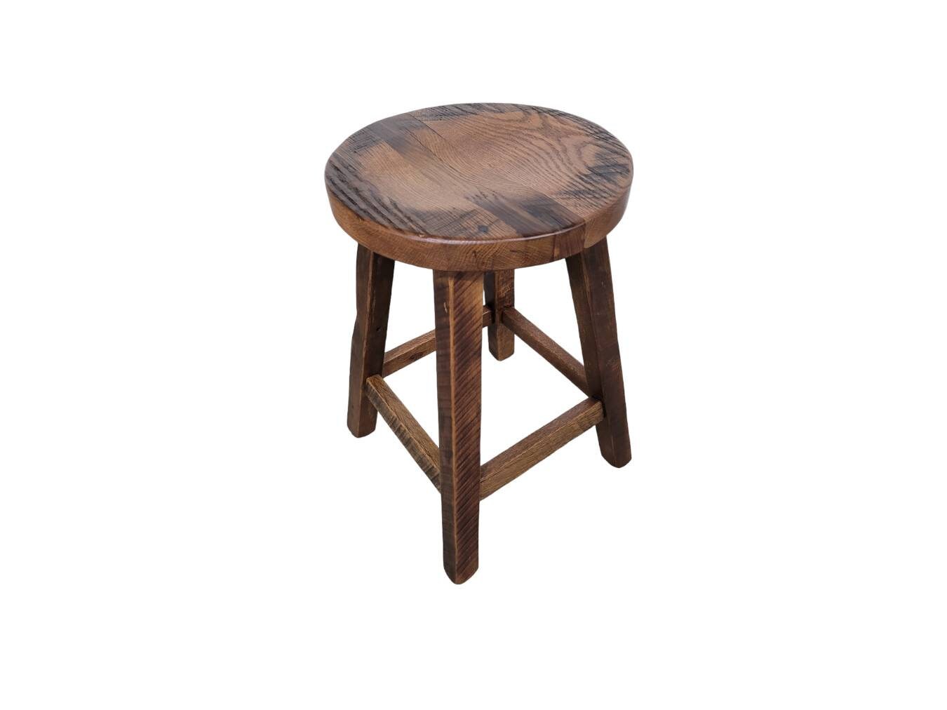 Reclaimed Wood Bar Stools - Made of Reclaimed Barnwood, FREE SHIPPING - Made in the U.S.A!!