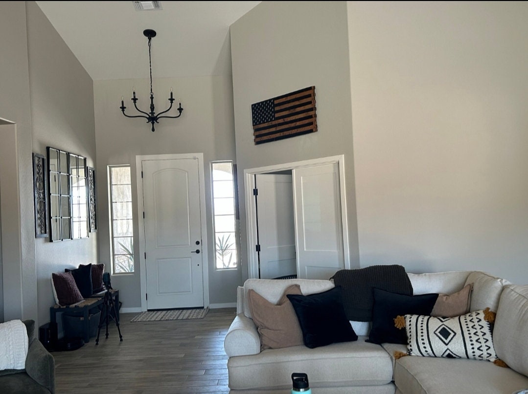 Whiskey Barrel Stave American Flag – 21” x 41”