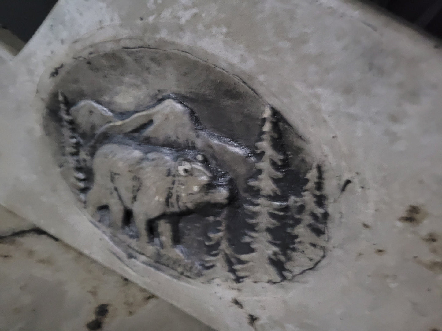 Reclaimed Whiskey Barrel Vanity with Concrete Top and Backsplash - Free Shipping - Made in the USA!