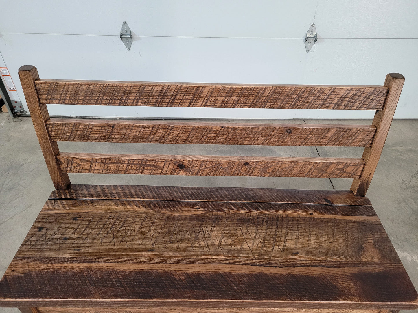 Reclaimed Barn Wood Storage Bench, Free Shipping - Made in the USA!
