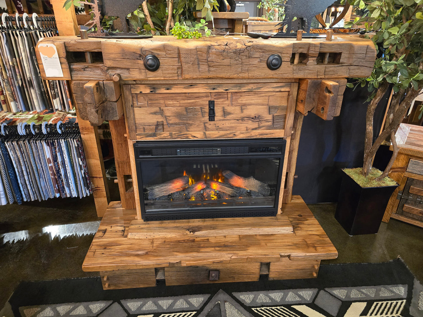 Timber Frame Fireplace