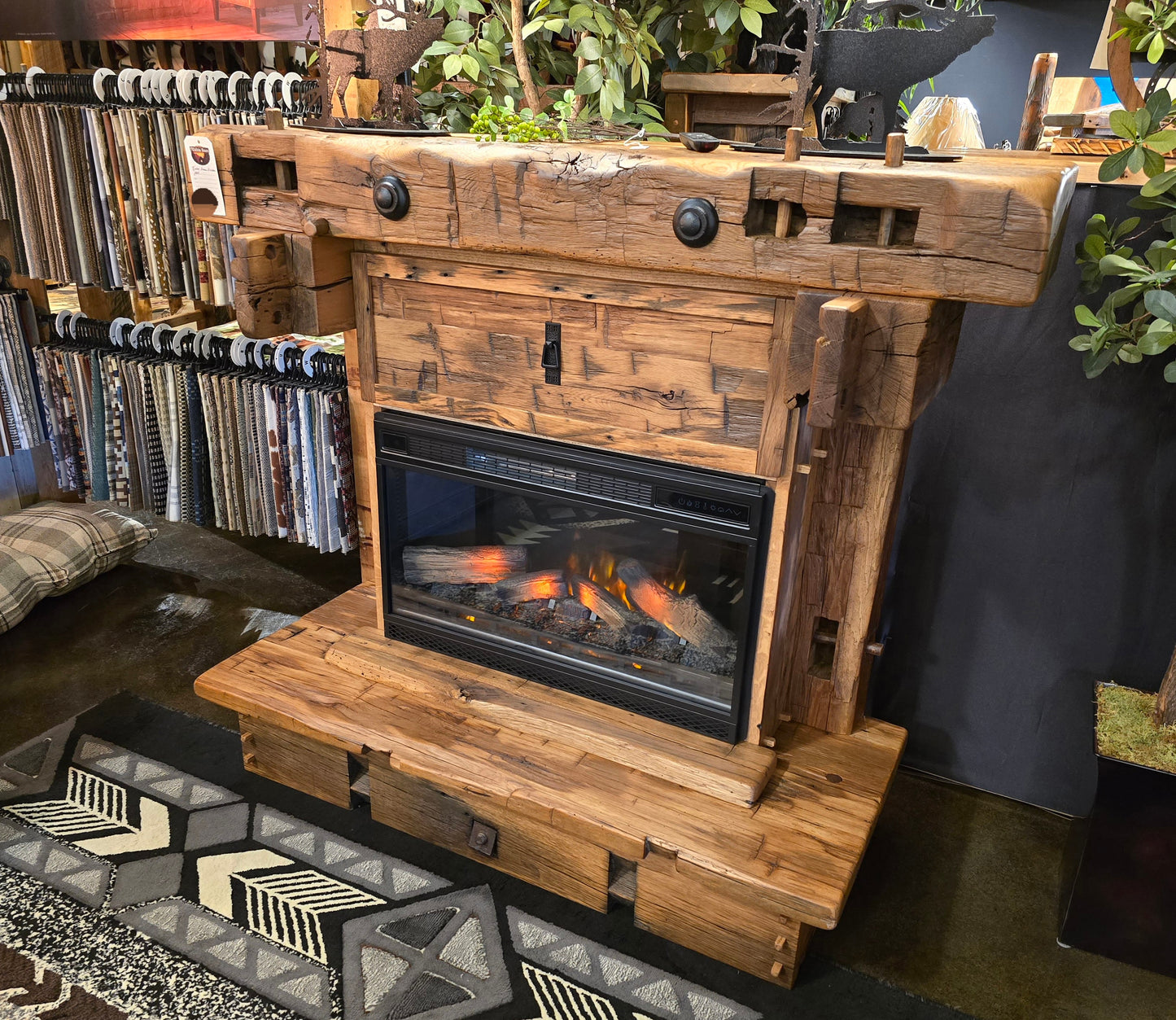 Timber Frame Fireplace