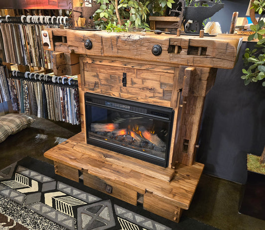 Timber Frame Fireplace