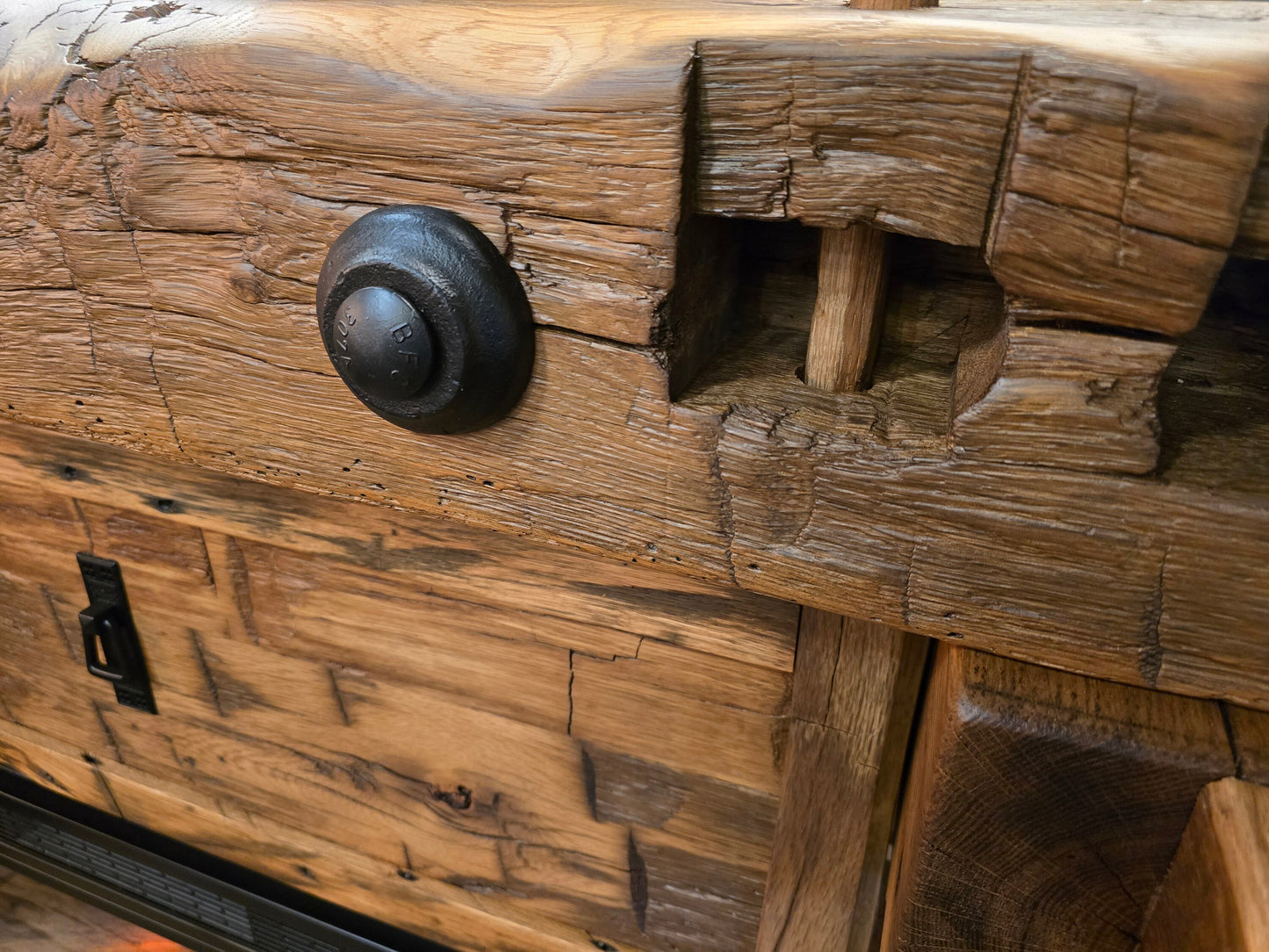 Timber Frame Fireplace