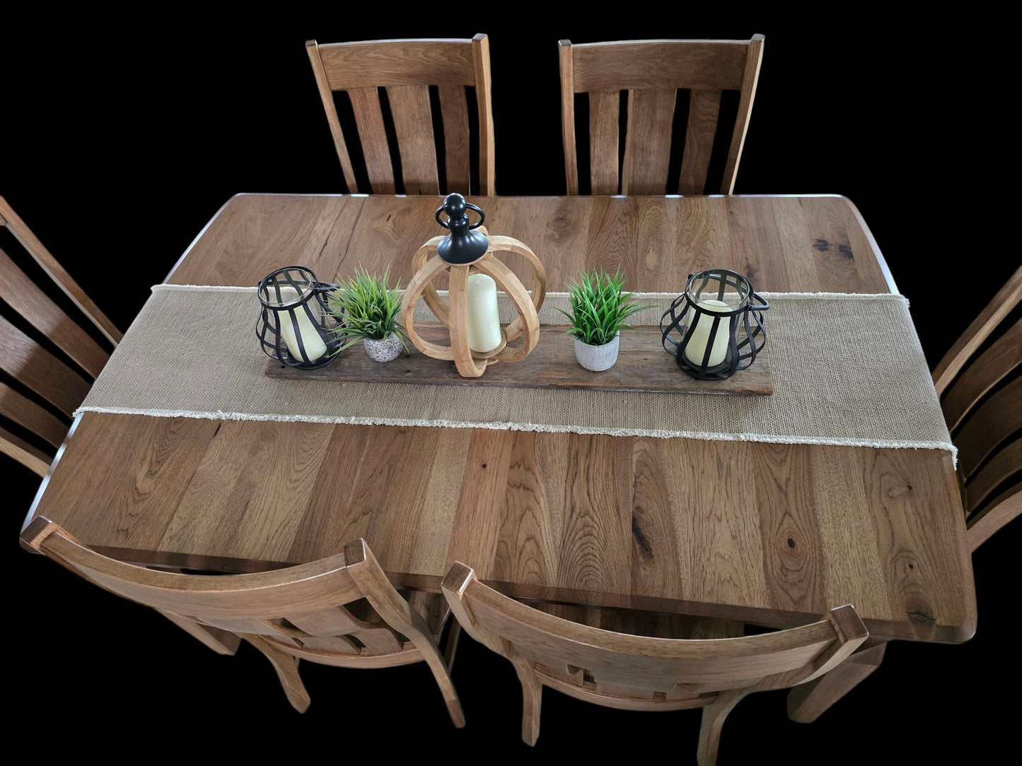 Brantley Hickory 7 Piece Dining Set, Amish Built in the U.S.A.