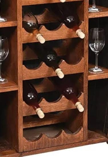 Whiskey Barrel Wine Rack Whiskey Bottle Display Rack