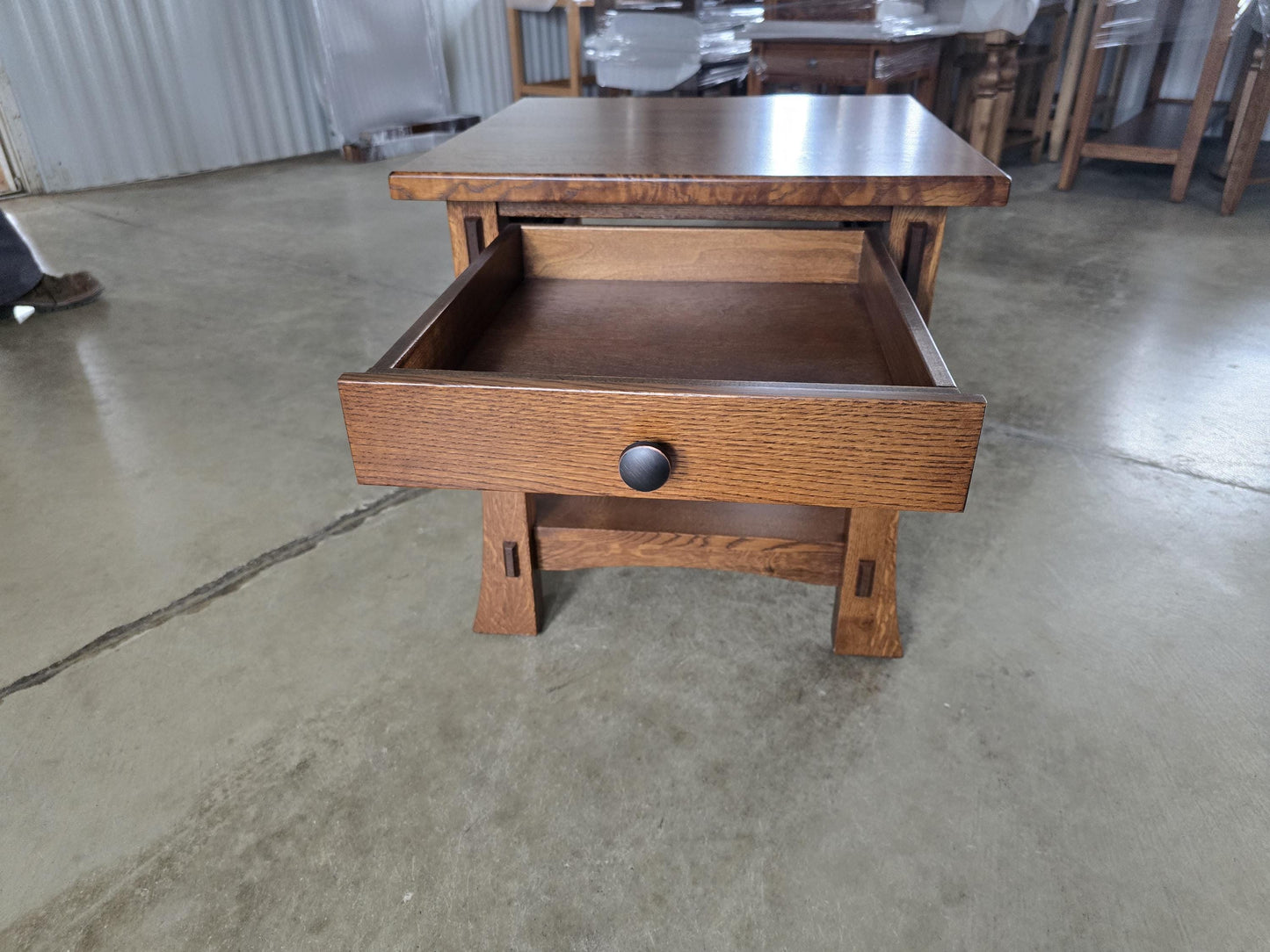 Amish Mission Style Coffee Table & End Table Set – Solid Wood Living Room Furniture – Rustic Craftsman Sofa Table Set – Handmade by Amish