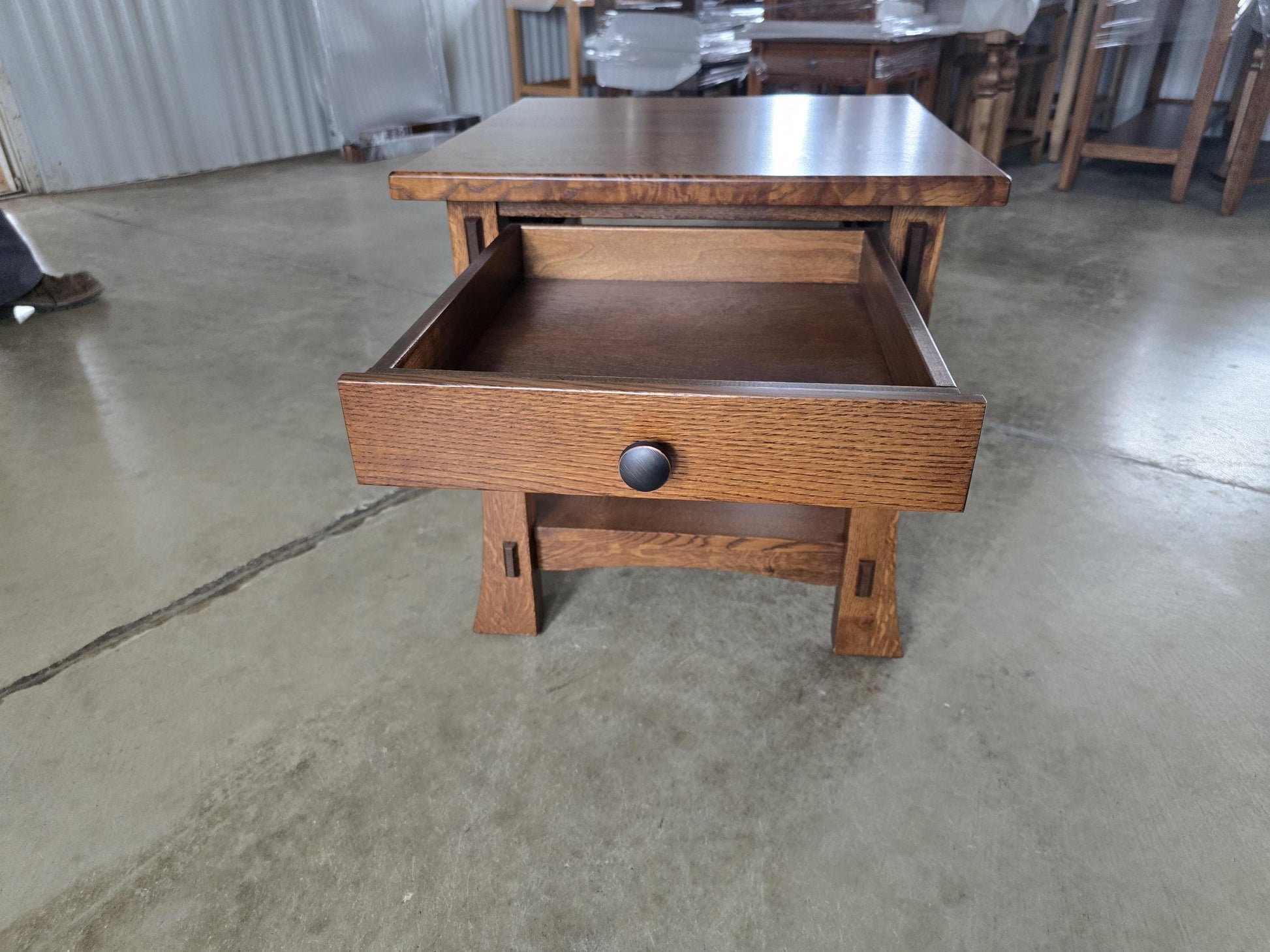 Amish Mission Style Coffee Table & End Table Set – Solid Wood Living Room Furniture – Rustic Craftsman Sofa Table Set – Handmade by Amish