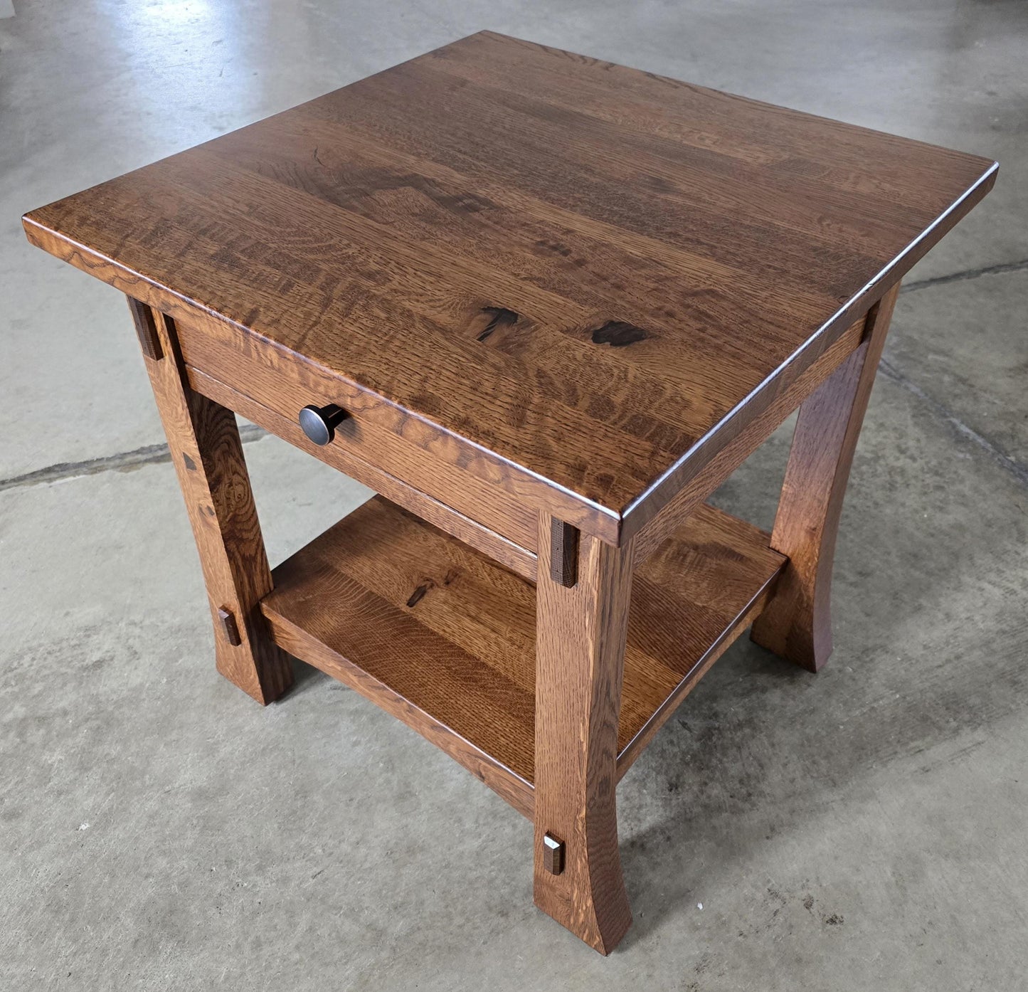 Amish Mission Style Coffee Table & End Table Set – Solid Wood Living Room Furniture – Rustic Craftsman Sofa Table Set – Handmade by Amish
